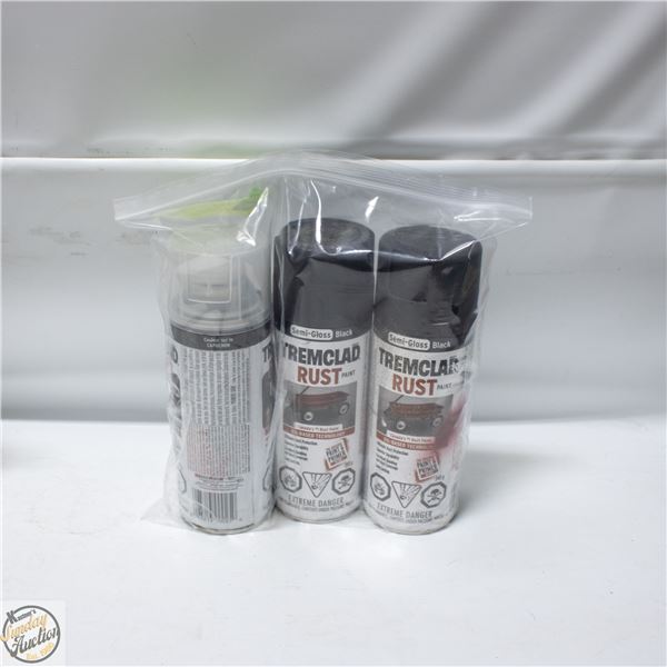3PK TREMCLAD SPRAY PAINT