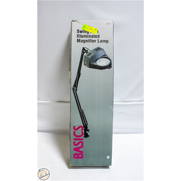 SWING ARM ILLUMINATED MAGNIFYING LAMP