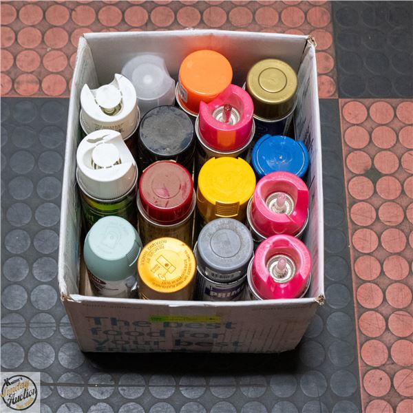 LOT OF SPRAY PAINT