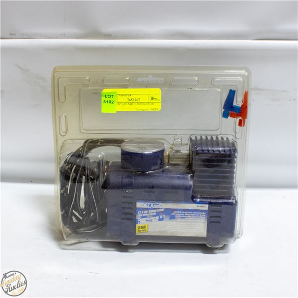 PIT STOP 12V AIR COMPRESSOR