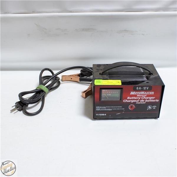 MOTOMASTER MANUAL BATTERY CHARGER MODEL 11-1549-4
