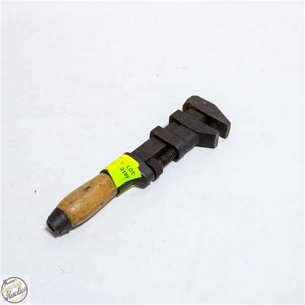 VINTAGE COES WRENCH CO. 8” ADJUSTABLE MONKEY