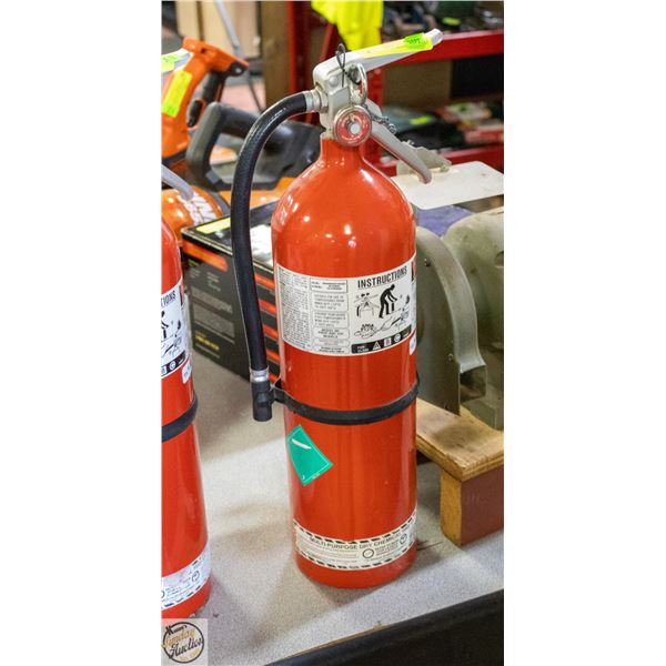 FULLY CHARGED FIRE EXTINGUISHER 10 LB