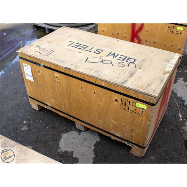 CRATE OF HOBART FILLER METAL WELDING RODS 50LB