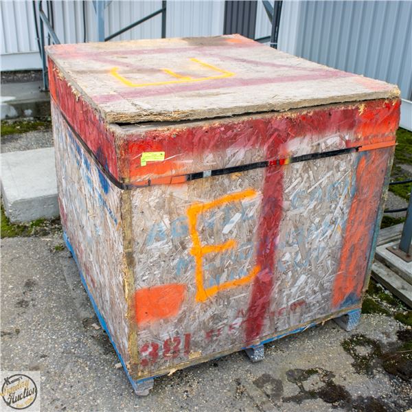 LARGE CRATE OF WELDING CABLES UNKNOWN CONDITION
