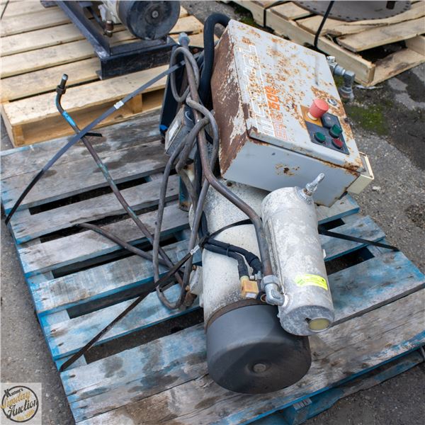 MATTIE ERC 505 ROTARY VANE AIR COMPRESSOR BALDOR