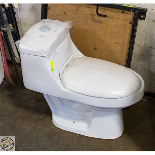BIANCO DUAL FLUSH WHITE PORCELAIN TOILET LOW FLOW