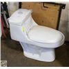 Image 1 : BIANCO DUAL FLUSH WHITE PORCELAIN TOILET LOW FLOW