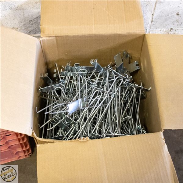 150 METAL DISPLAY HOOKS 8” SLAT WALL