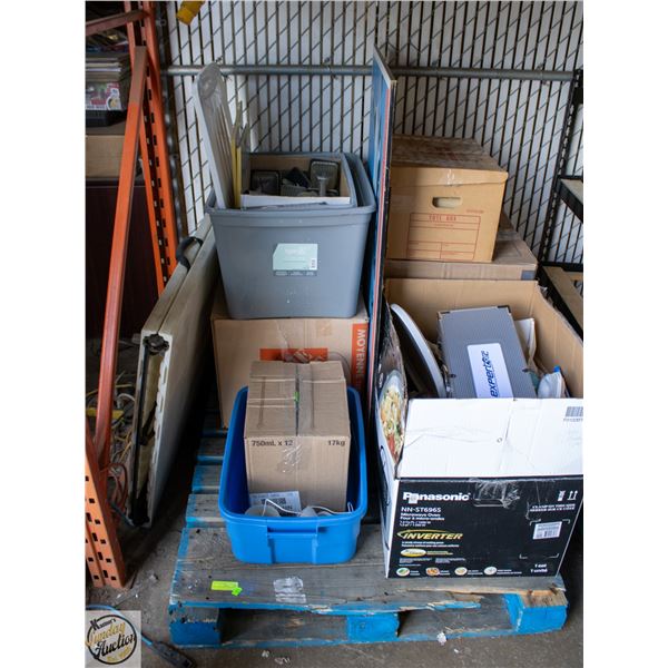ESTATE PALLET- HOUSEHOLD ITEMS