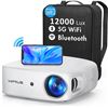 Image 1 : WiMiUS 5G WiFi Bluetooth K7 Projector - Open Box Return (Tested)