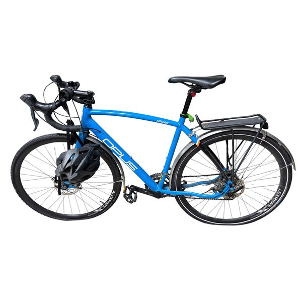 Opus Spark 2.0 Blue Road Bike with Helmet