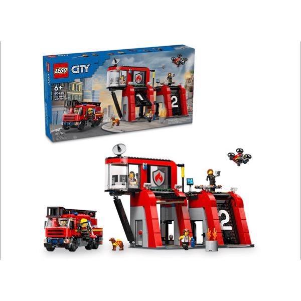 BNIB LEGO Fire Station with Fire Truck - RV: $99.99 (#60414)