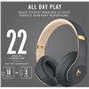 Image 2 : New - Beats Studio3 Wireless Headphones, RV: $479 - Shadow Gray, Noise Cancelling On-Ear (without bo
