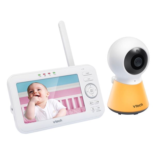 New Open Box - VTech 5" Video Baby Monitor, RV: $119.99, with Night Light, Night Vison & Two-Way Aud