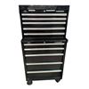 Image 1 : Husky Standard-Duty 10-Drawer Tool Storage Rolling Cabinet - Gloss Black, H55" x W28"