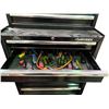 Image 2 : Husky Standard-Duty 10-Drawer Tool Storage Rolling Cabinet - Gloss Black, H55" x W28"