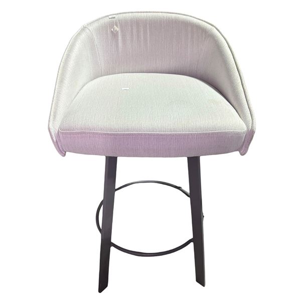 New Floor Model - The Living Lab, Liv Counter Stool, Light Grey - RV: $789
