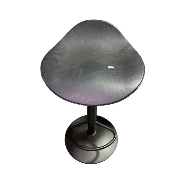 New Floor Model - The Living Lab, Black Adjustable Swivel Stool