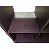 Image 2 : New Floor Model - The Living Lab, Large Dark Wood Bookshelf, 43" x 43" x 15" (some minor wear)