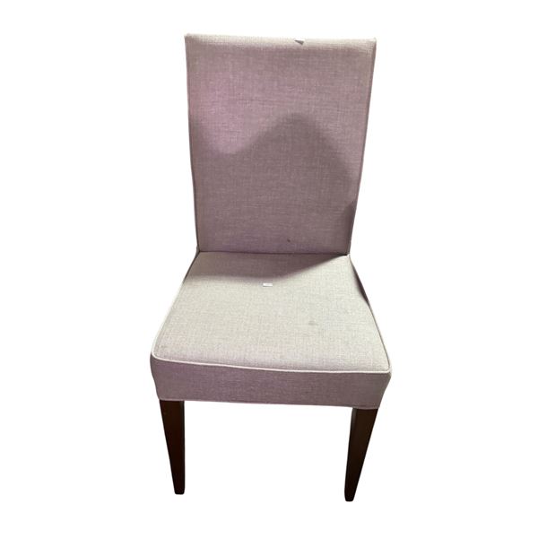 New Floor Model - The Living Lab, Light Beige Upholstered Armless Chair