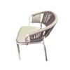 Image 2 : New Floor Model - The Living Lab, Metal Frame Chair with Woven Back
