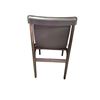 Image 3 : Floor Model - The Living Lab, Grey Wooden Frame Chair with Faux Leather Seat