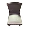 Image 4 : Floor Model - The Living Lab, Grey Wooden Frame Chair with Faux Leather Seat