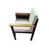 Image 3 : New Floor Model - The Living Lab, Black and Wooden Frame Armchair