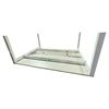 Image 4 : Floor Model - The Living Lab, Large Designer Desk w/ Wire Tray, 72" x 50"