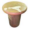Image 2 : New Floor Model - Zach End-Table - Burnished Parawood, Dia. 16.5" x H20"