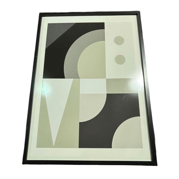 New Floor Model - The Living Lab, Framed Abstract Art, 56" x 42"