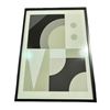 Image 1 : Floor Model - The Living Lab, Framed Abstract Art, 56" x 42"