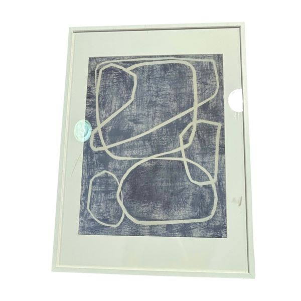 New Floor Model - The Living Lab, Framed Abstract Art, 31" x 41"