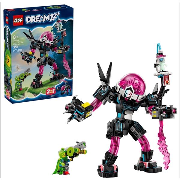 2-Pcs - BNIB LEGO Mateo vs. Cyber Brain Mech - RV: $80 (#71495)