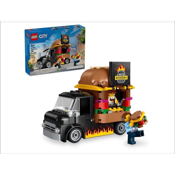 2-Pcs LEGO City Burger Truck Toy Building Set, RV: $50 (#60404)