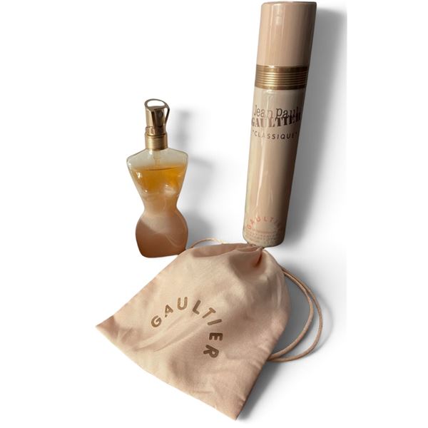 2-Pcs Jean Paul Gaultier Classique Lot: Perfumed Hair Mist (30ml) and Le Deodorant (100ml)