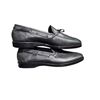 Image 3 : Salvatore Ferragamo Men's Moc-Toe Loafers (Size 8 - Unused)