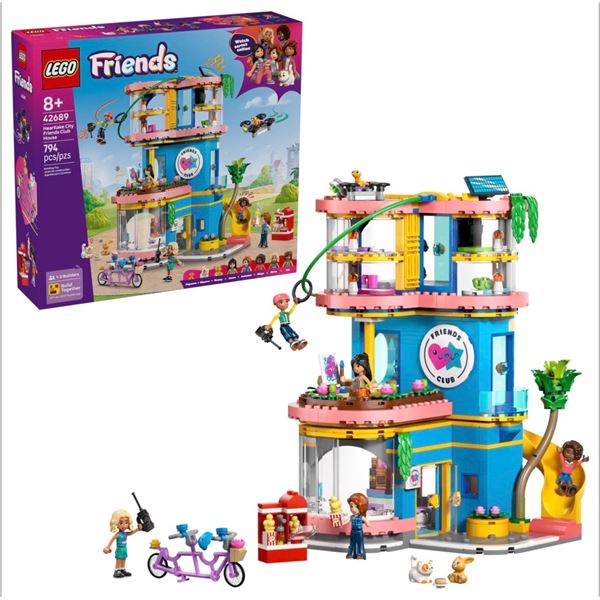 BNIB LEGO Heartlake City Friends Club House, RV: $119.9 (#42689)