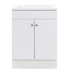 Image 1 : New Open Box - Addison Collection 24-inch White Vanity Combo