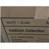 Image 4 : New Open Box - Addison Collection 24-inch White Vanity Combo