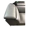 Image 2 : 1-Pcs Dark Grey Adjustable Faux Leather Sofa, W82"