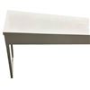 Image 3 : Modern White 2-Drawer Console Table, W70"