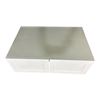 Image 1 : White Cabinet 2-Drawers, H11.5" x W36"