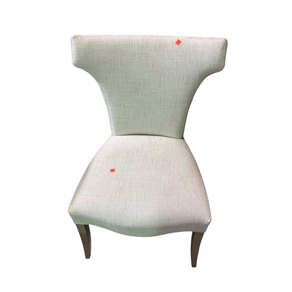 Light Beige Upholstered Dining Chair
