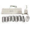 Image 3 : Group of Keyboards and Mice Includes Apple Model A1296 and Various Other Models