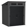 Image 1 : New Open Box - Suncast Modernist Outdoor Storage Shed, RV: $1398, Steel Frame and Resin Panels, 6' x