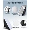Image 4 : BNIB - Skytex Softbox Lighting Kit 2-Pack, RV: $129.99, 20x28" Soft Box, 85W 2700-6400K E27 LED Bulb