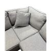 Image 2 : Large Grey Sectional Sofa, Overall W126" x D72" Chaise / 102" Sofa