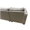 Image 4 : Large Grey Sectional Sofa, Overall W126" x D72" Chaise / 102" Sofa